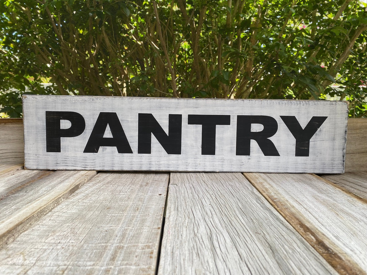 AS IS Sale-PANTRY Wood Sign (FREE SHIPPING)